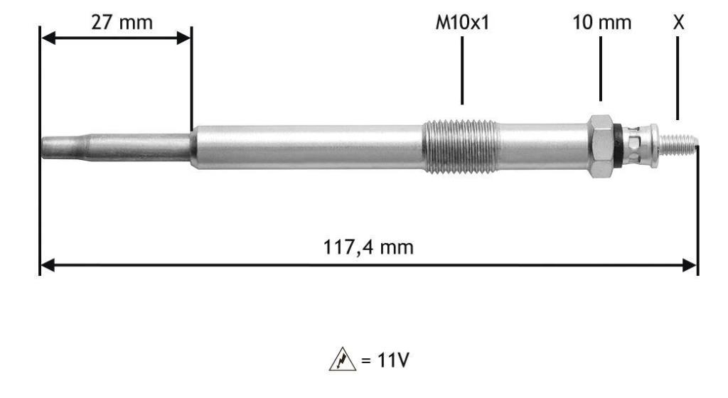 Bougie de préchauffage VALEO 345143
